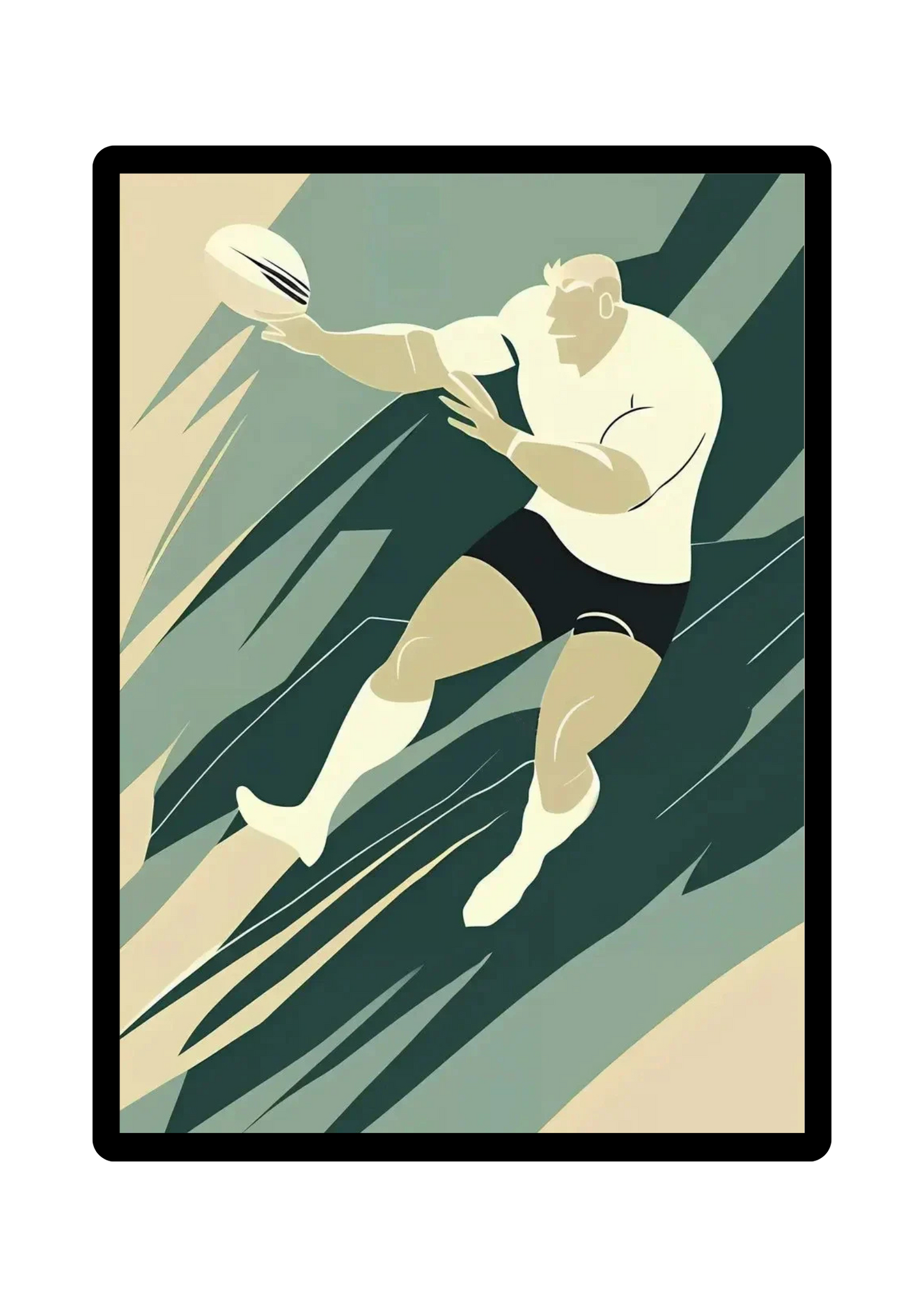 Affiches "Minimalisme de l'Ovale" Rugby World