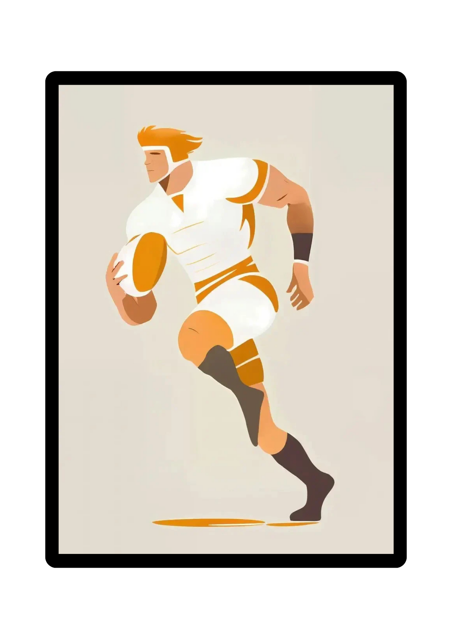 Affiches "Minimalisme de l'Ovale" Rugby World