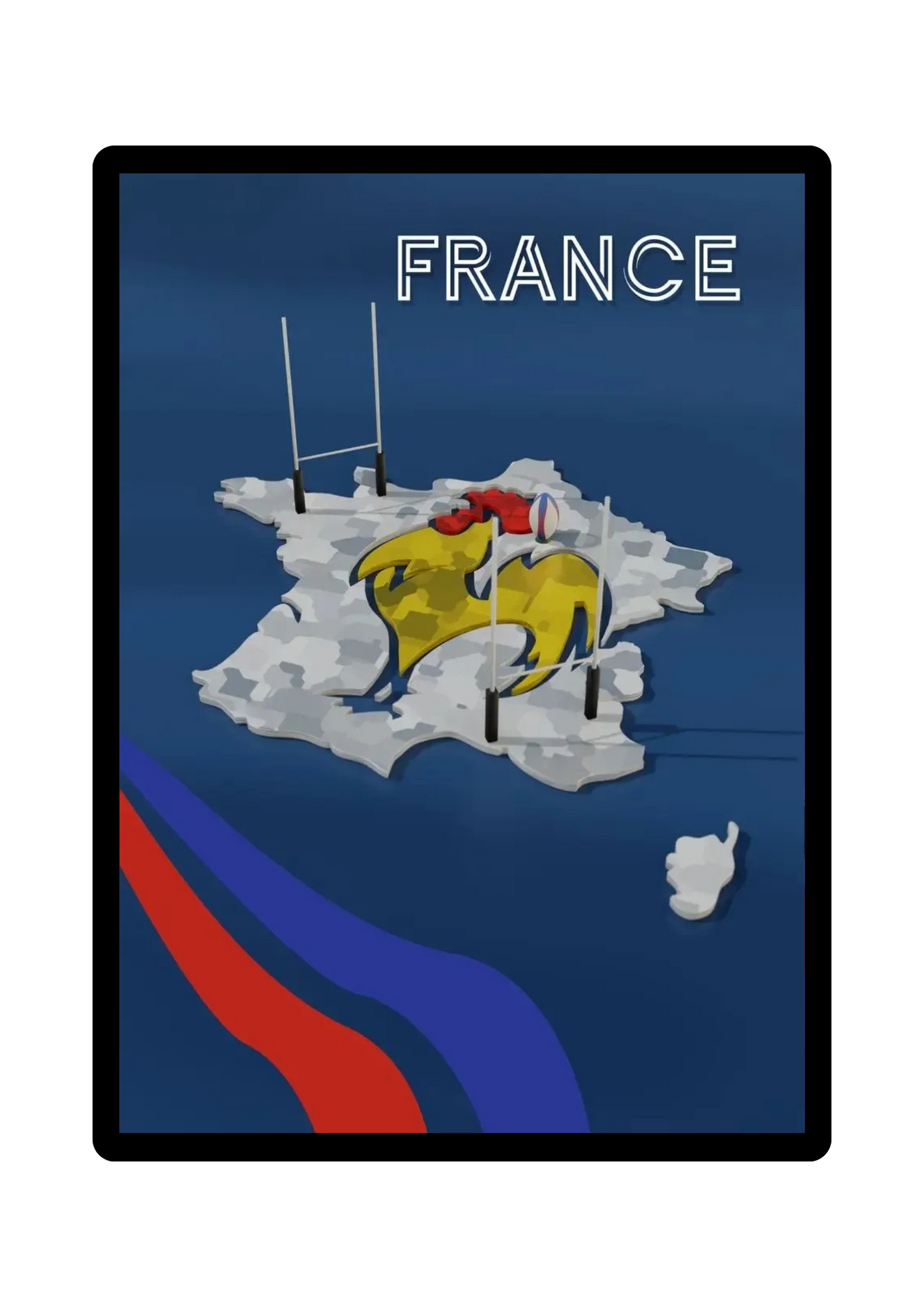 Affiches "Terres de Gloire" Rugby World